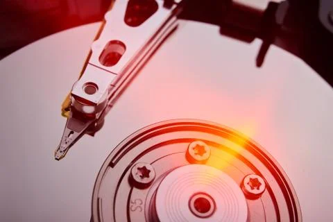 Conventional computer hard disk drive HDD Stock Photos