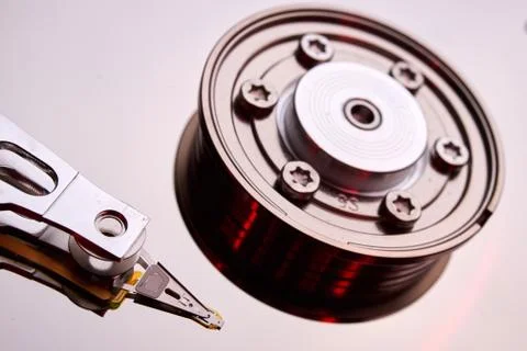 Conventional computer hard disk drive HDD Stock Photos