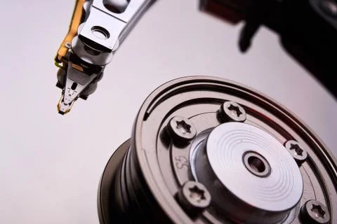 Conventional computer hard disk drive HDD Stock Photos