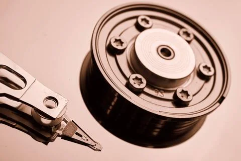  conventional computer hard disk drive HDD conventional computer hard disk... Stock Photos