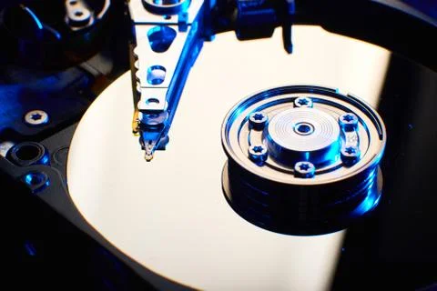 Conventional computer harddiskdrive Stock Photos
