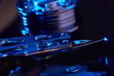 Conventional computer harddiskdrive Stock Photos