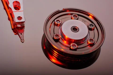 Conventional computer harddiskdrive Stock Photos