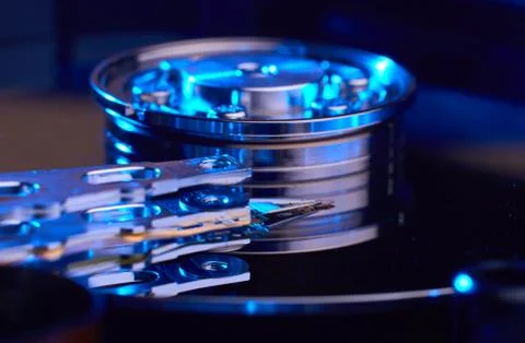 Conventional computer harddiskdrive Stock Photos