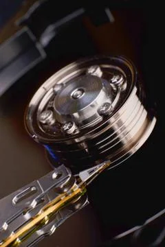 Conventional computer harddiskdrive Foto stock