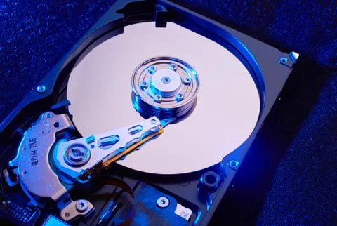 Conventional computer harddiskdrive Stock Photos