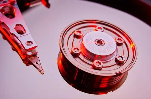 Conventional computer harddiskdrive Foto stock