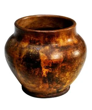 Conventional pot. Stock Photos