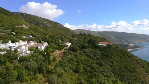 Convento da Arrabida, a olhar para o mar Stock-Footage 151325230