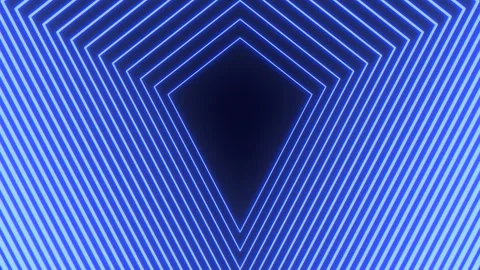 Converging blue and white lines pattern Vídeos de archivo 289234645