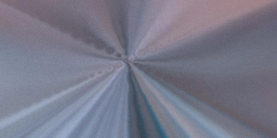 Converging lines of a modern architectural ceiling with gradient lighting e.. Stockillustratie