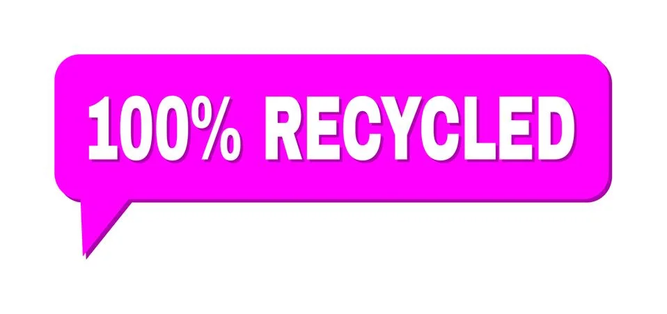 Conversation 100% RECYCLED Colored Cloud Message 스톡 일러스트