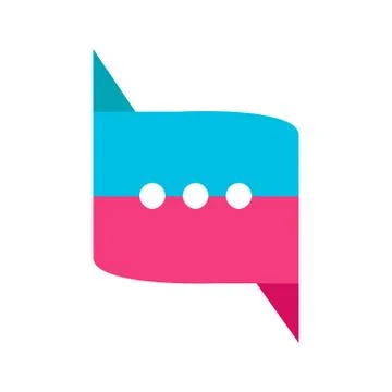 Conversation Bubble Chat Dots Illustrazione stock