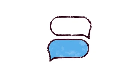 Conversation bubble Icon for Education and E-learning Video stock 149871290
