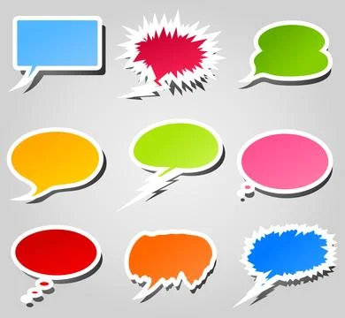Conversation cloud Foto stock