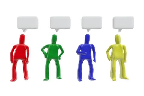 Conversation concept Stock Illustration