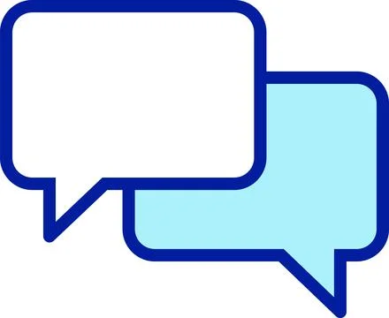 Conversation Dialogue, Messaging App, Interaction Bubbles Stock Illustration