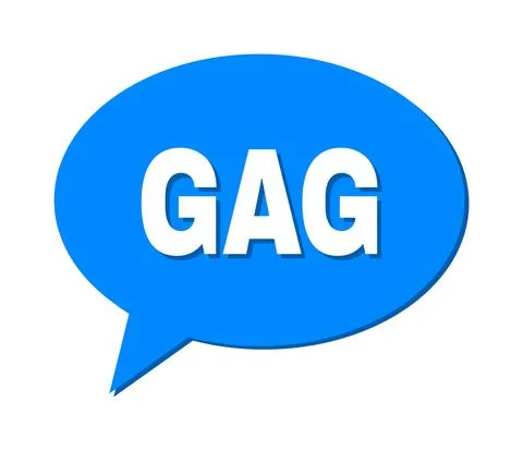 Conversation GAG Colored Cloud Message 스톡 일러스트