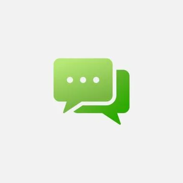 Conversation icon, Chat Icon, Speech Bubble icon vector illustration Illustrazione stock