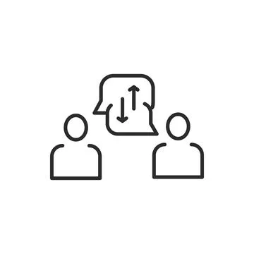Conversation Icon Stock Illustration