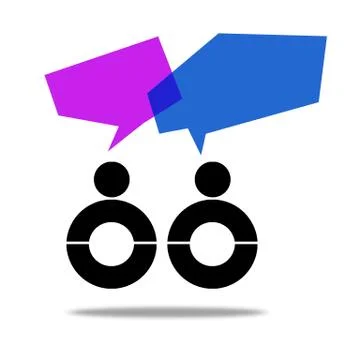 Conversation Stock Illustration