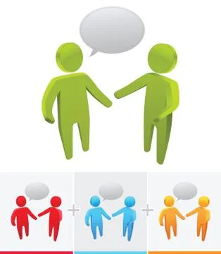 Conversation Stock Illustration