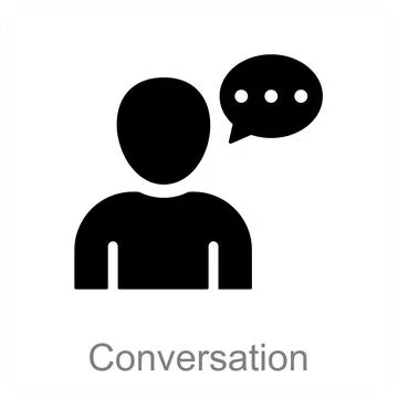 Conversation Stock Illustration