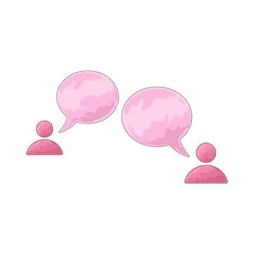 Conversation illustration Stock Illustration