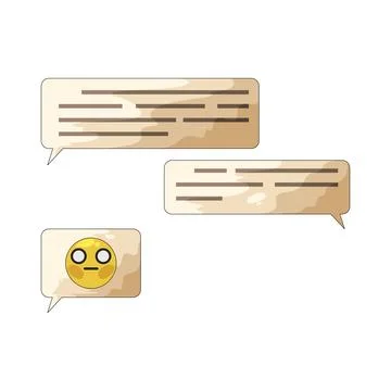 Conversation illustration Stock Illustration