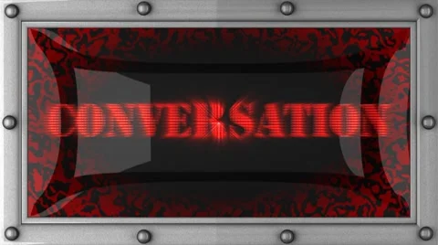 Conversation on led Stock-Footage 8693032