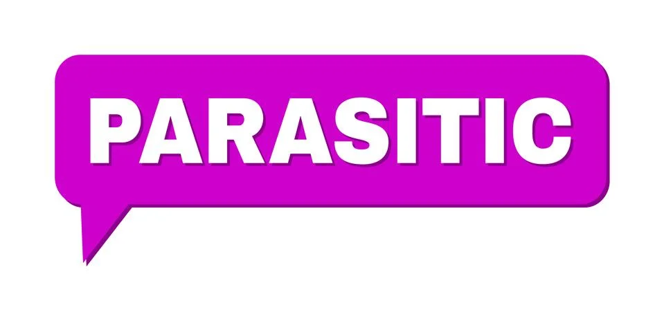 Conversation PARASITIC Colored Cloud Frame Illustration