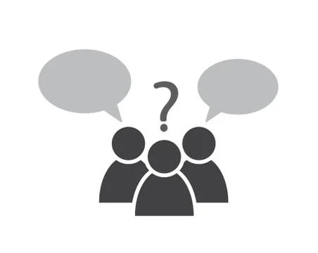 Conversation talking vector Stock-Illustration