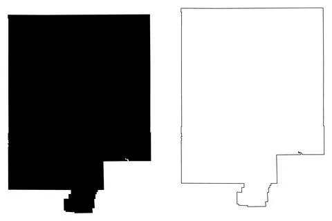 Converse County, State of Wyoming (U.S. county, United States of America, US) Stock Illustration