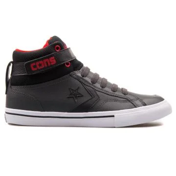 Converse Pro Blaze Strap black and red sneaker Stock Photos