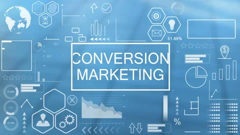 Conversion Marketing, Animated Typography Vidéo 133258231