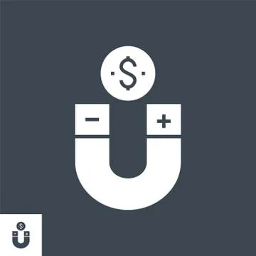 Conversion Optimization Vector Glyph Icon Stock Illustration