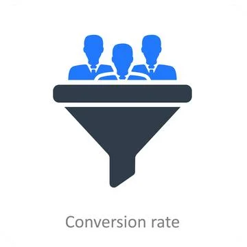 Conversion Rate Stock Illustration