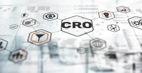 Conversion Rate Optimization. CRO Business Finance concept Stock Illustration