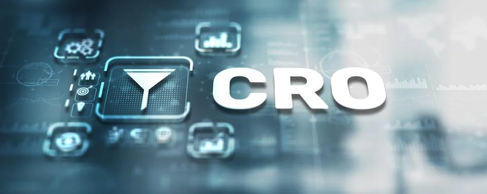 Conversion Rate Optimization. CRO Business Finance concept Stock Illustration