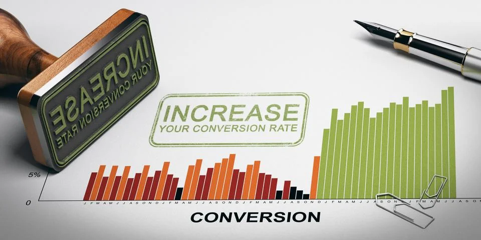 Conversion Rate Optimization, Marketing Performance Stock Photos