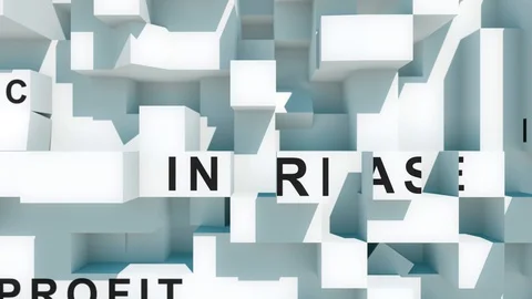 Conversion Rate Optimization words animated with cubes Stock Footage 87054587