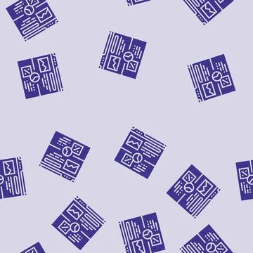 Conversion rate seo glyph seamless pattern 스톡 일러스트