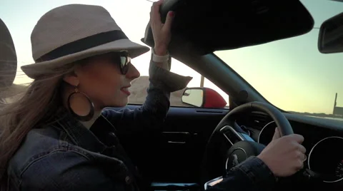 Convertible Car Stock Footage 68217523