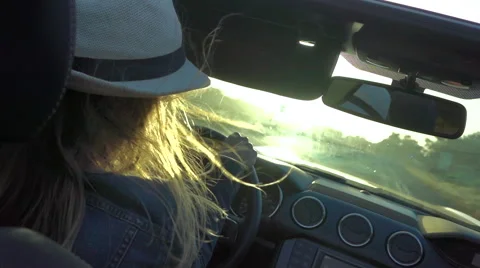 Convertible Car Stock Footage 68217527