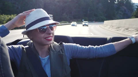 Convertible Car Stock Footage 68379388