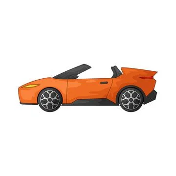 Convertible illustration Stock Illustration