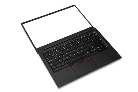 Convertible laptop computer with blank screen Stock Photos