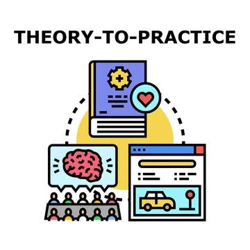 Converting ideas into practical solutions and applications Stock Illustration