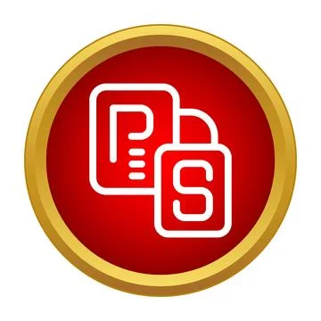 Converting image files from p to s format Stockillustratie