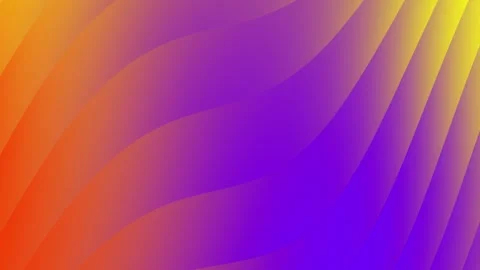 Convex animated lines: Broad diagonal gradient of orange, purple, and yello.. Stock Footage 258300001